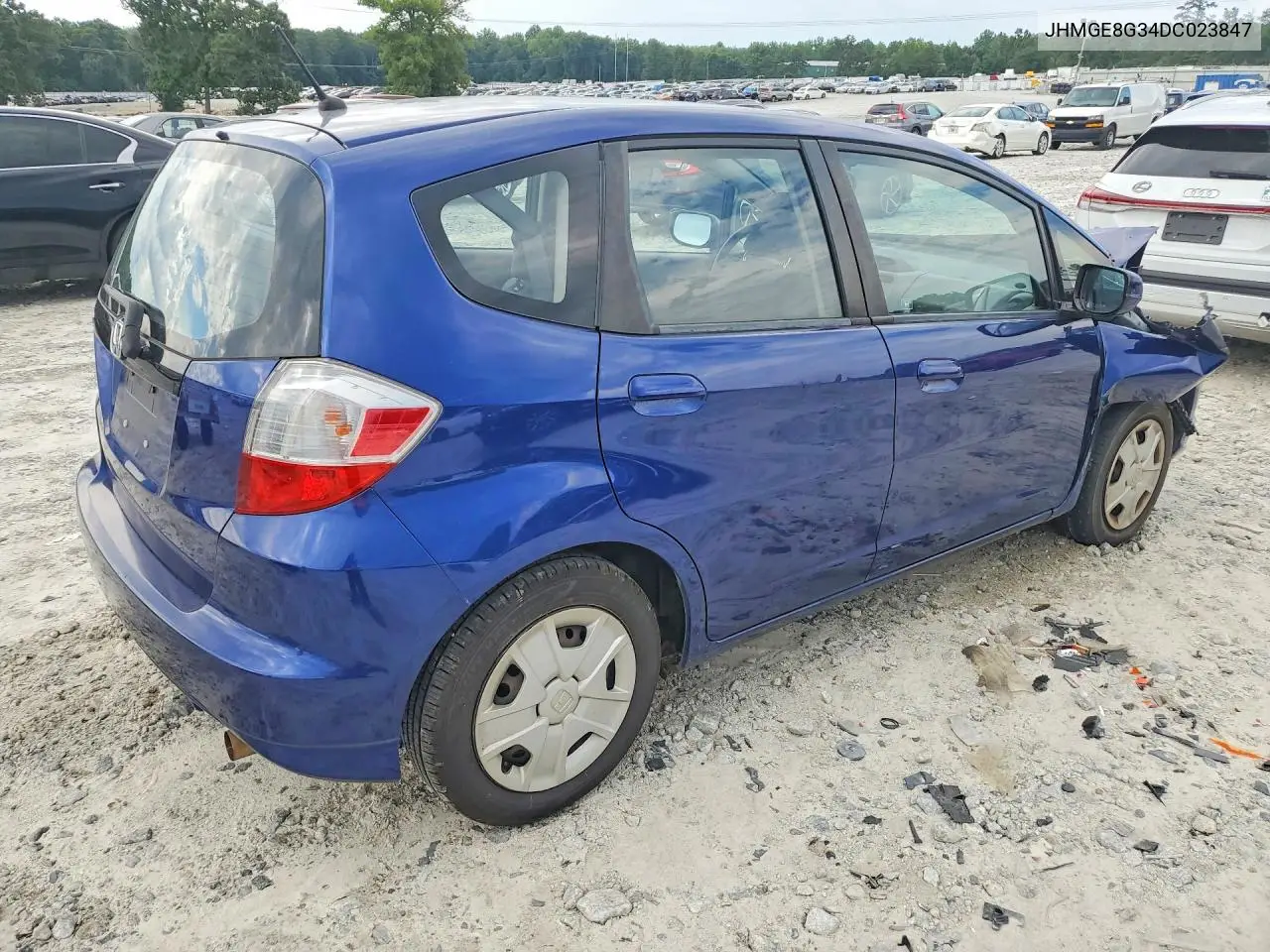 2013 Honda Fit VIN: JHMGE8G34DC023847 Lot: 61021726