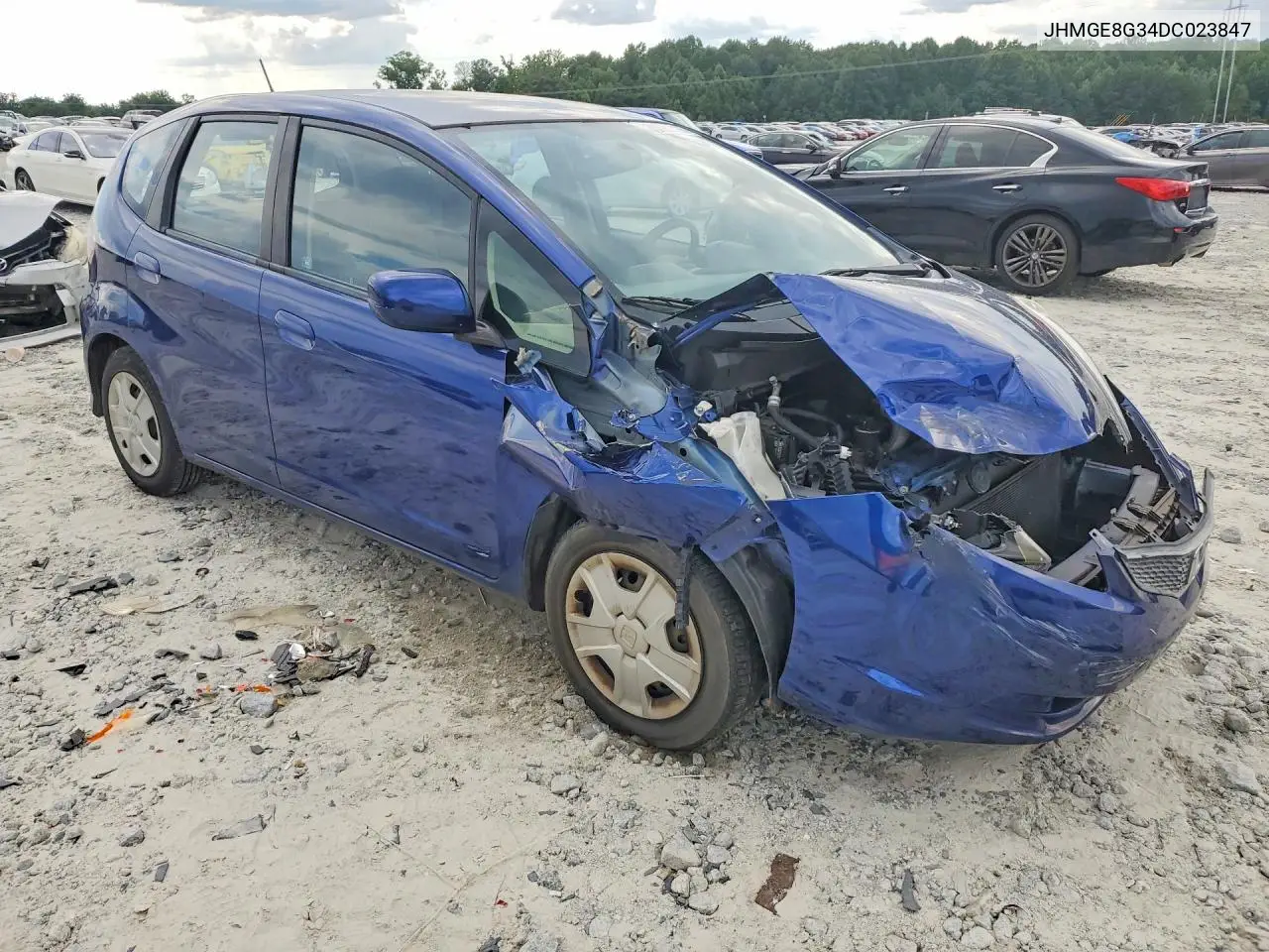 2013 Honda Fit VIN: JHMGE8G34DC023847 Lot: 61021726