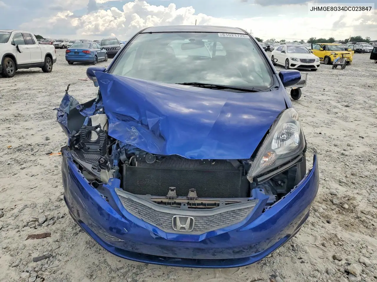 2013 Honda Fit VIN: JHMGE8G34DC023847 Lot: 61021726