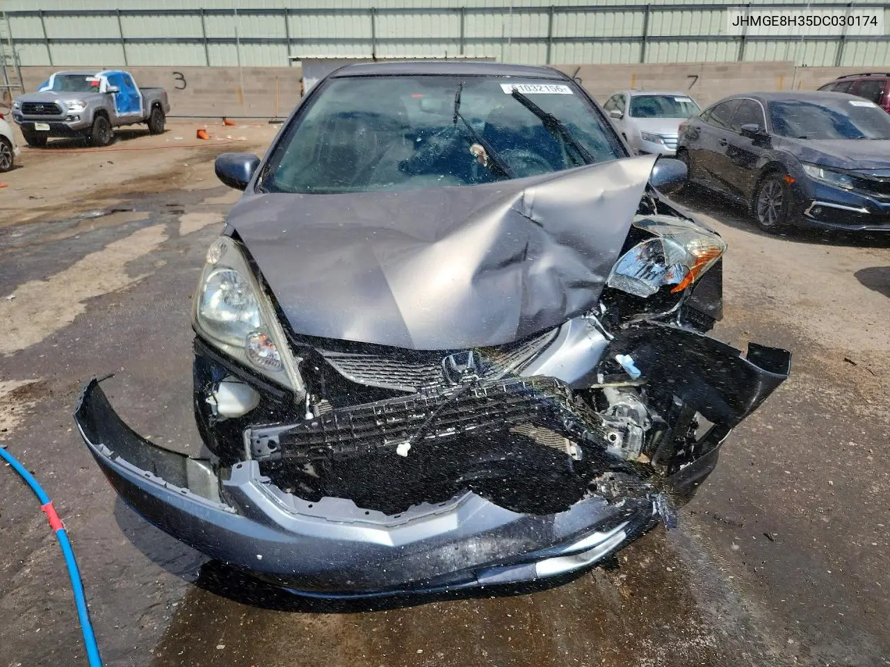 2013 Honda Fit VIN: JHMGE8H35DC030174 Lot: 61032156