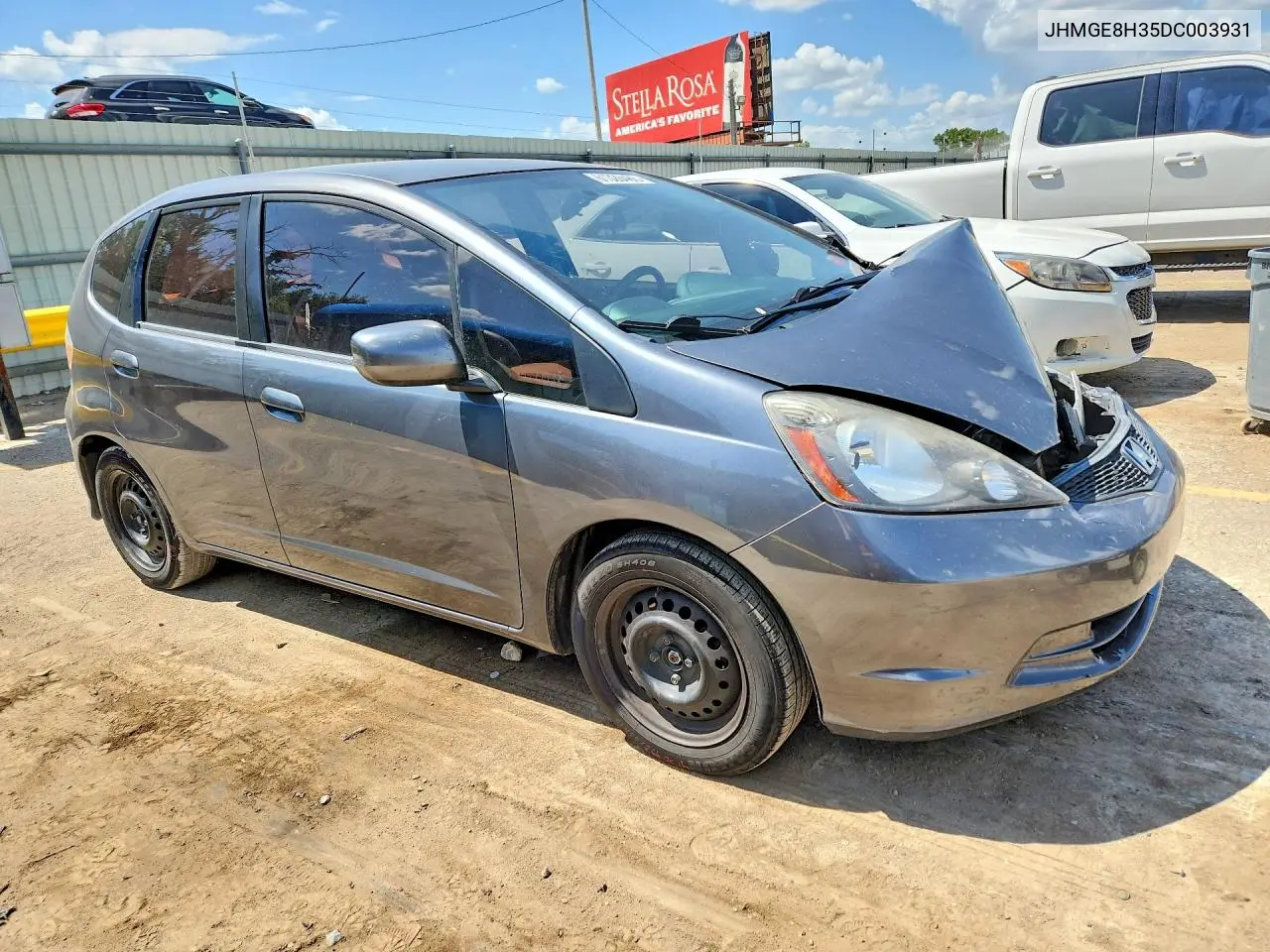 2013 Honda Fit VIN: JHMGE8H35DC003931 Lot: 61328486
