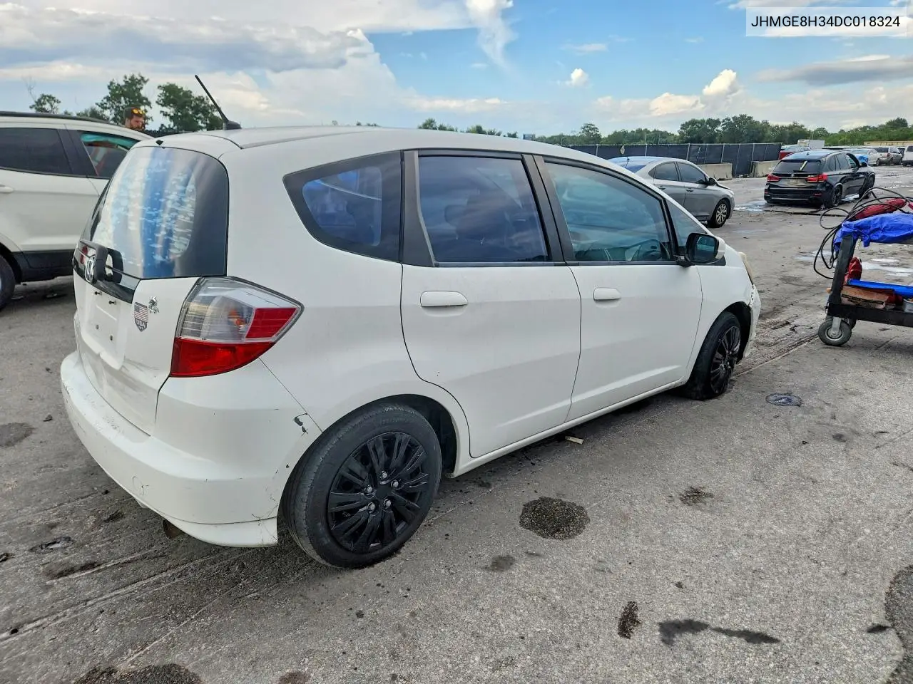 2013 Honda Fit VIN: JHMGE8H34DC018324 Lot: 61576906