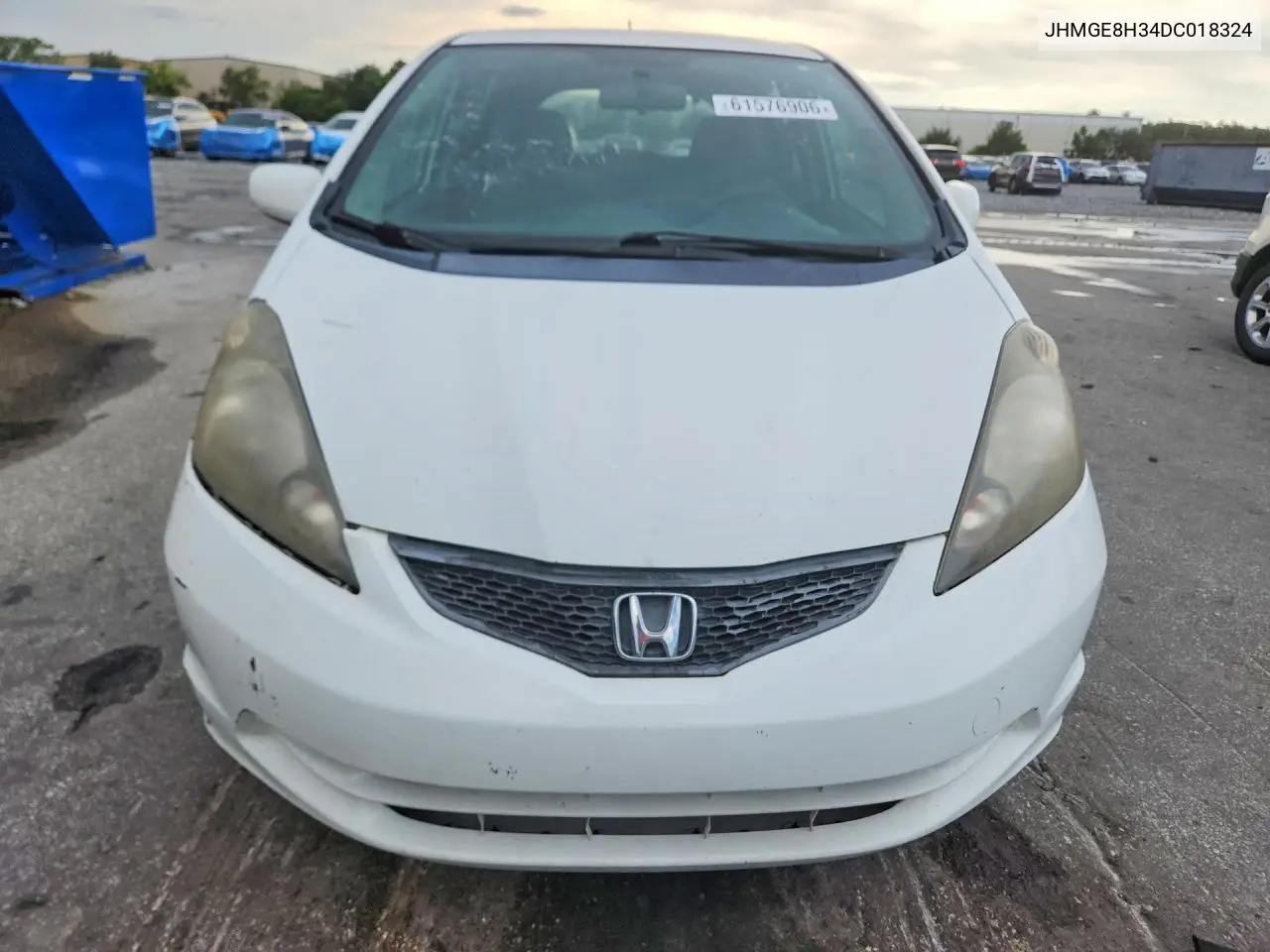 2013 Honda Fit VIN: JHMGE8H34DC018324 Lot: 61576906