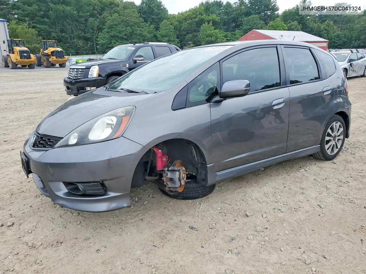 2013 Honda Fit Sport VIN: JHMGE8H57DC041324 Lot: 61687206