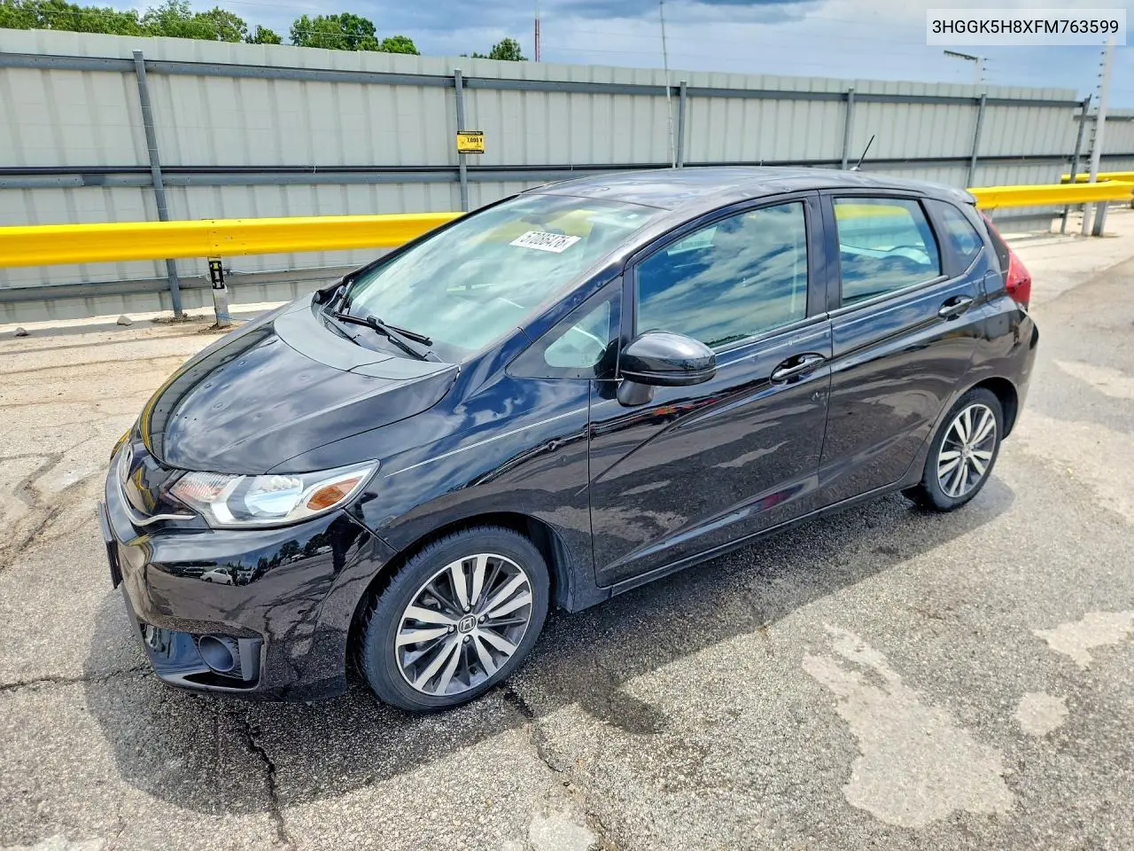 2015 Honda Fit Ex VIN: 3HGGK5H8XFM763599 Lot: 57086476