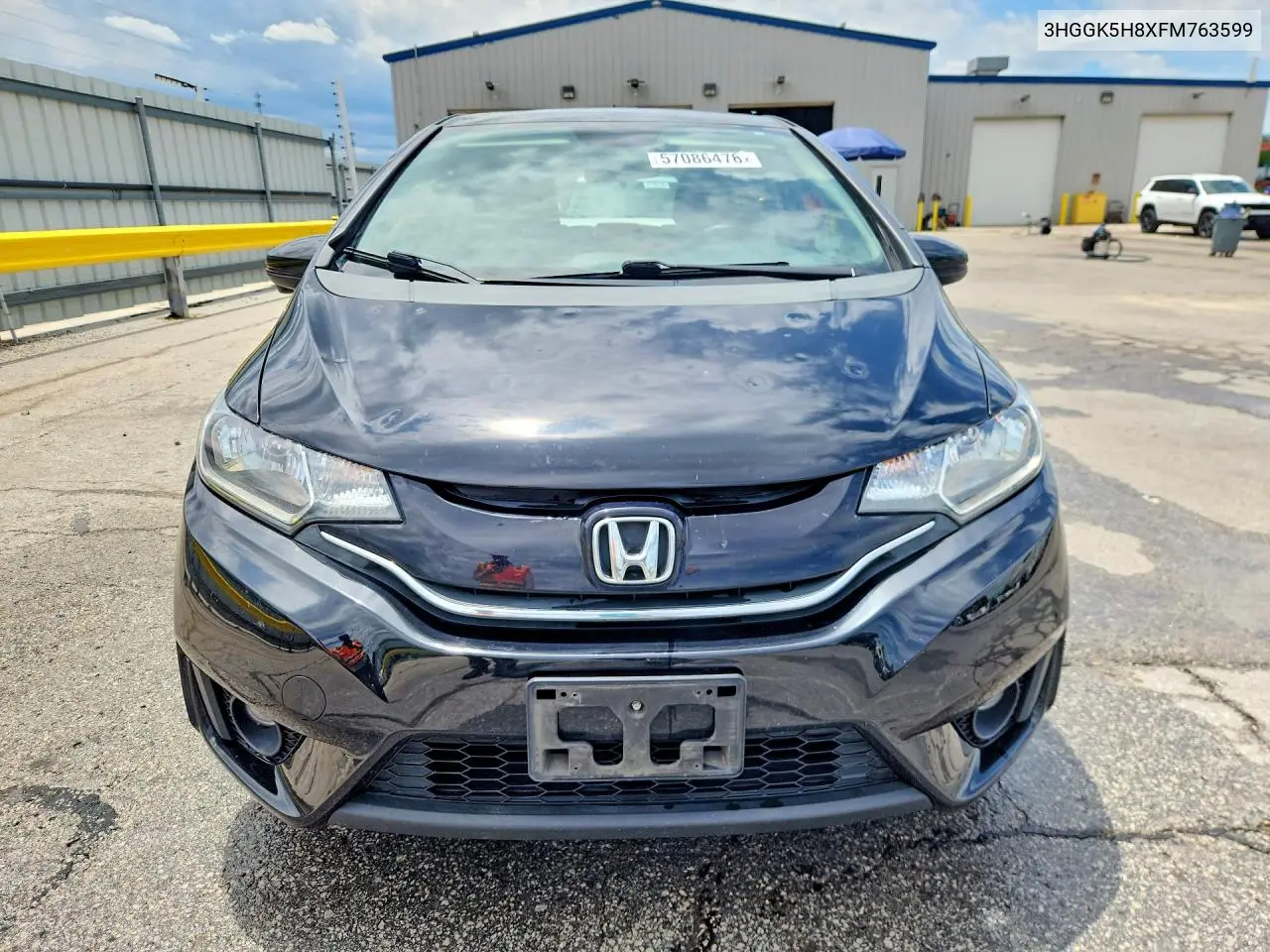 2015 Honda Fit Ex VIN: 3HGGK5H8XFM763599 Lot: 57086476