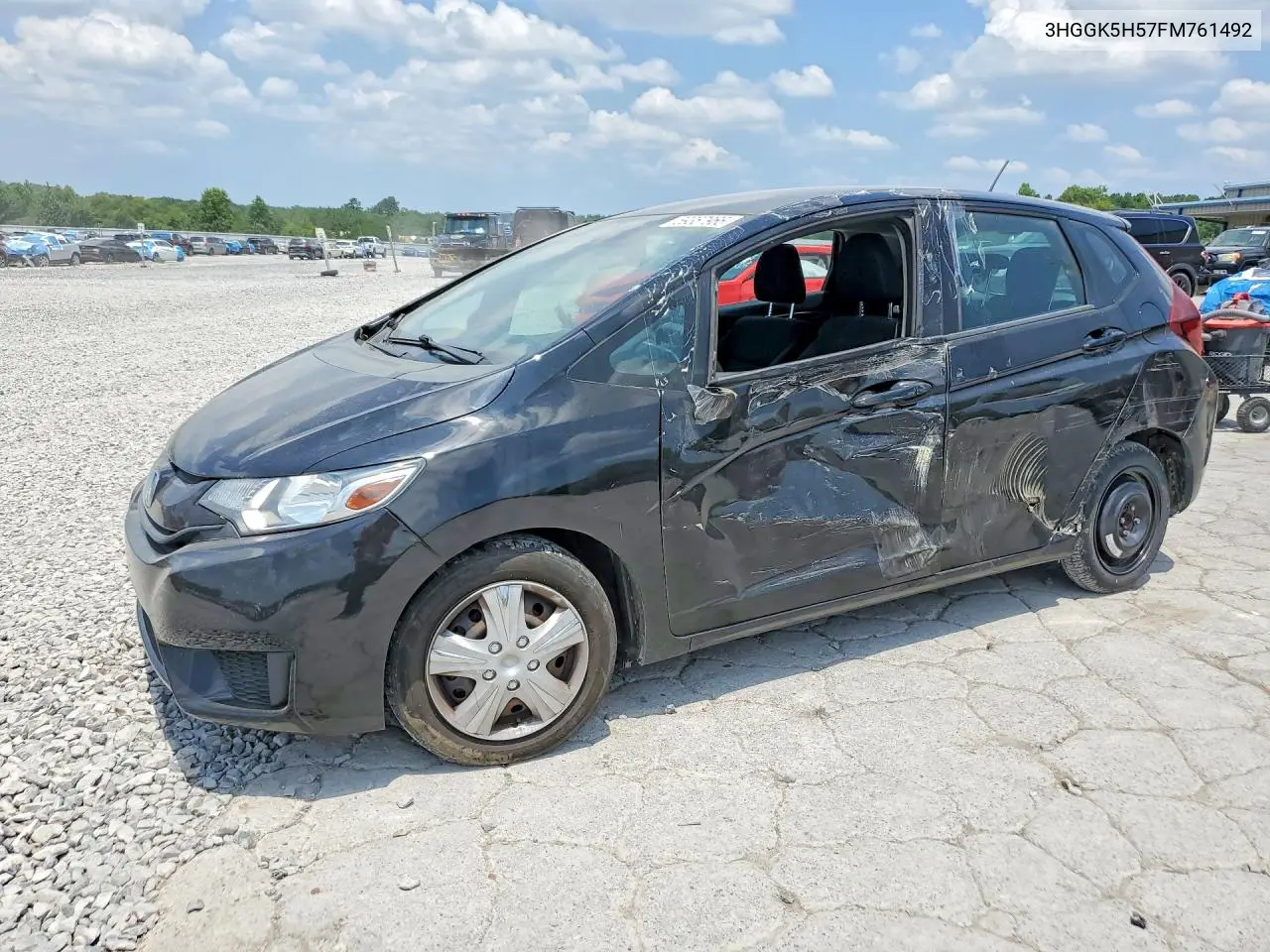 2015 Honda Fit Lx VIN: 3HGGK5H57FM761492 Lot: 59367966