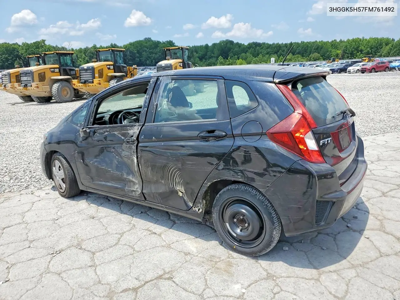 2015 Honda Fit Lx VIN: 3HGGK5H57FM761492 Lot: 59367966