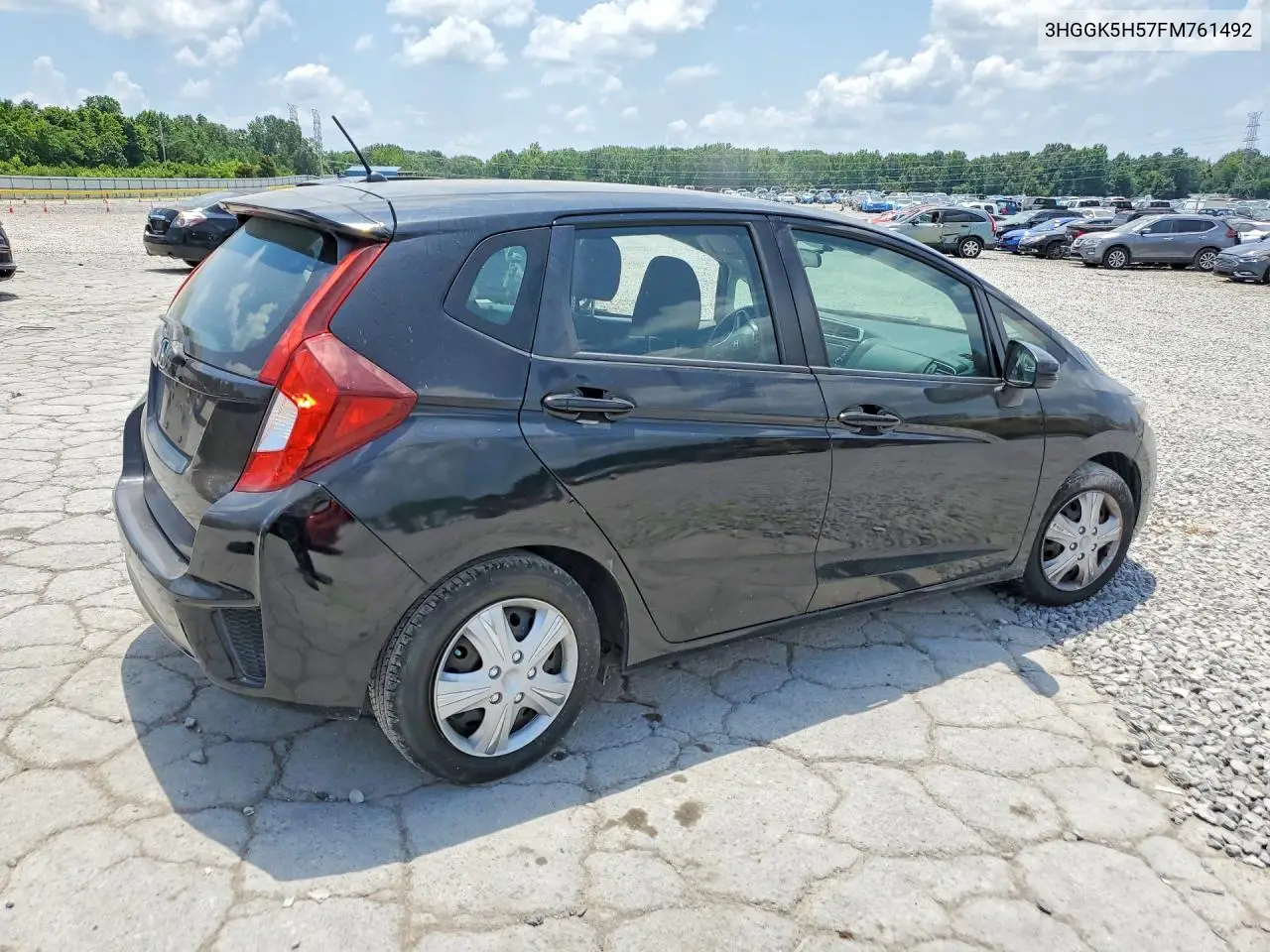 2015 Honda Fit Lx VIN: 3HGGK5H57FM761492 Lot: 59367966