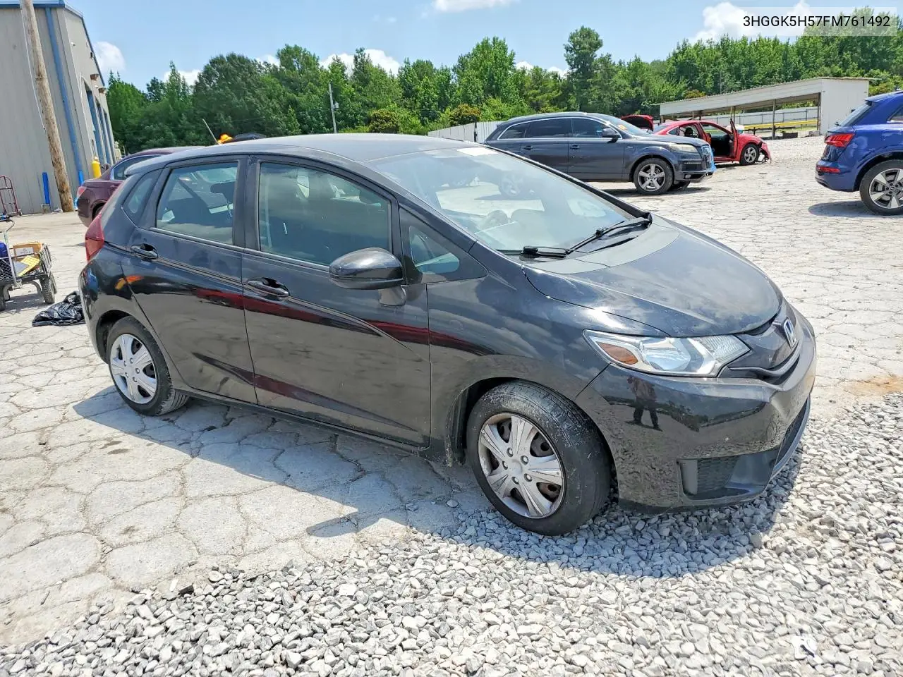 2015 Honda Fit Lx VIN: 3HGGK5H57FM761492 Lot: 59367966