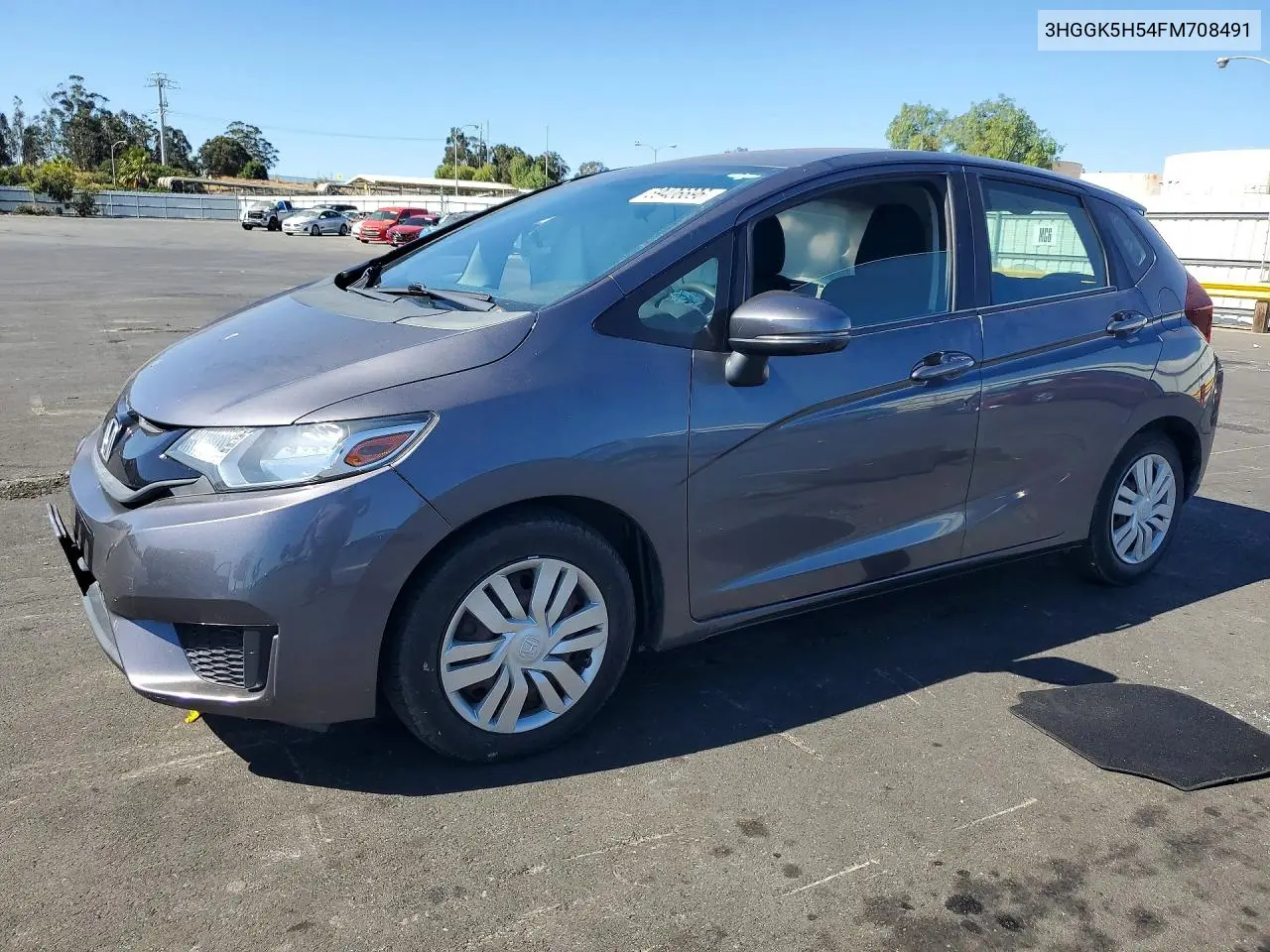 2015 Honda Fit Lx VIN: 3HGGK5H54FM708491 Lot: 59406696