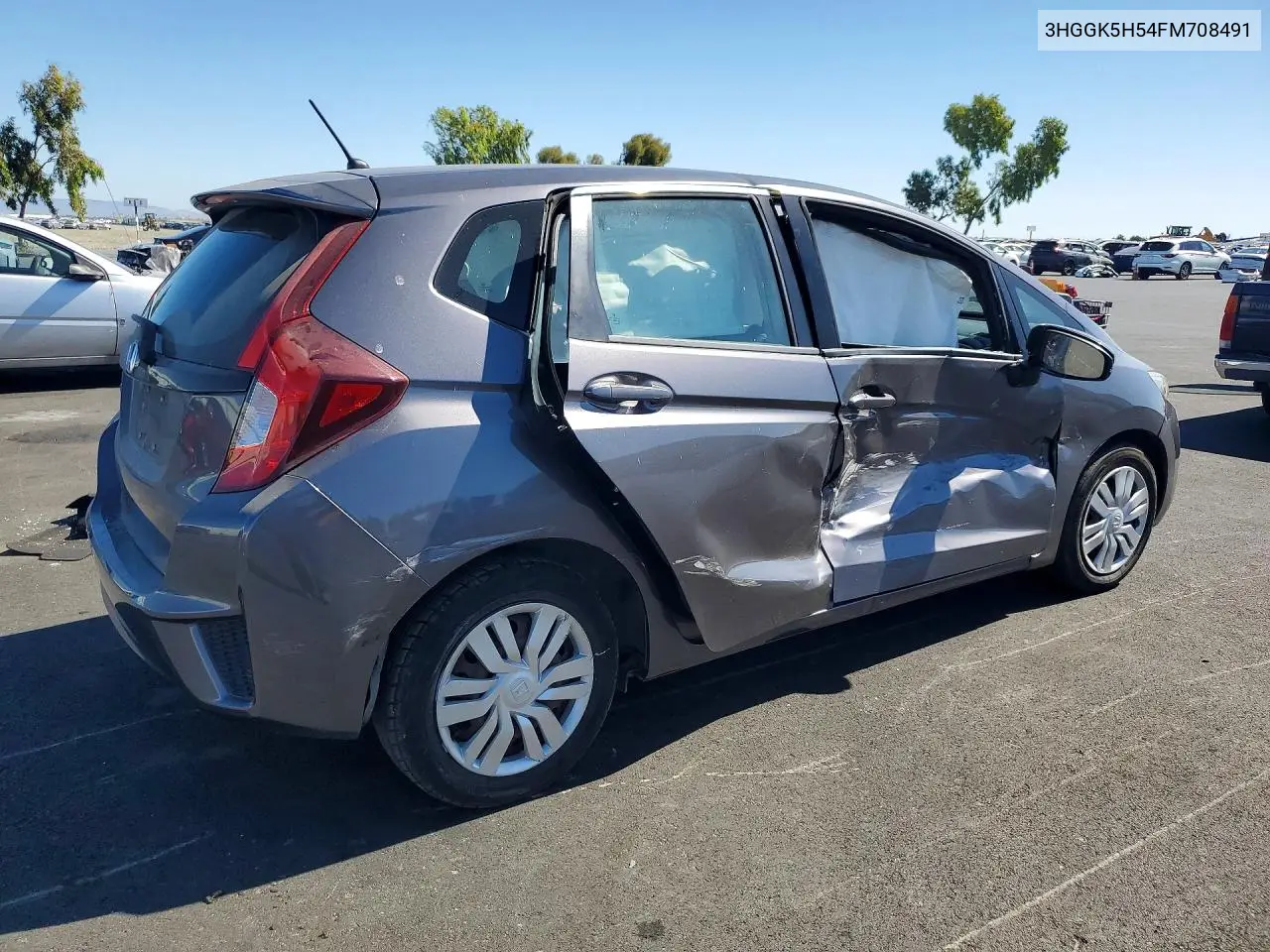 2015 Honda Fit Lx VIN: 3HGGK5H54FM708491 Lot: 59406696