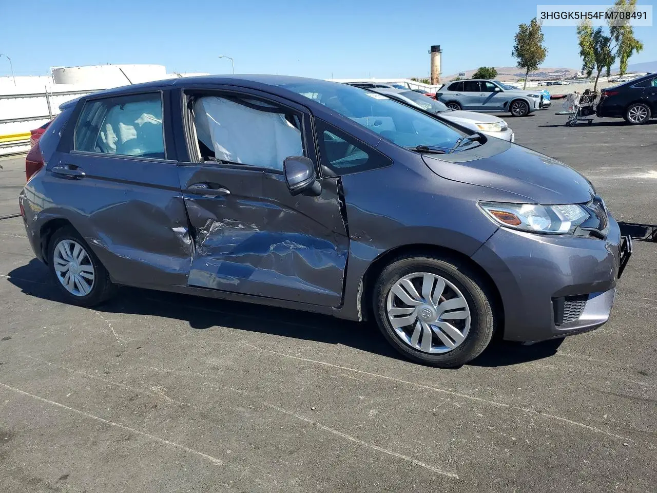 2015 Honda Fit Lx VIN: 3HGGK5H54FM708491 Lot: 59406696