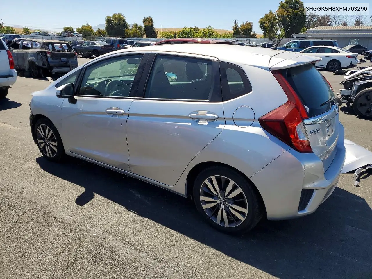 2015 Honda Fit Ex VIN: 3HGGK5H8XFM703290 Lot: 60210256
