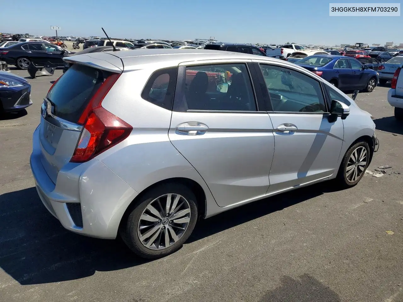 2015 Honda Fit Ex VIN: 3HGGK5H8XFM703290 Lot: 60210256