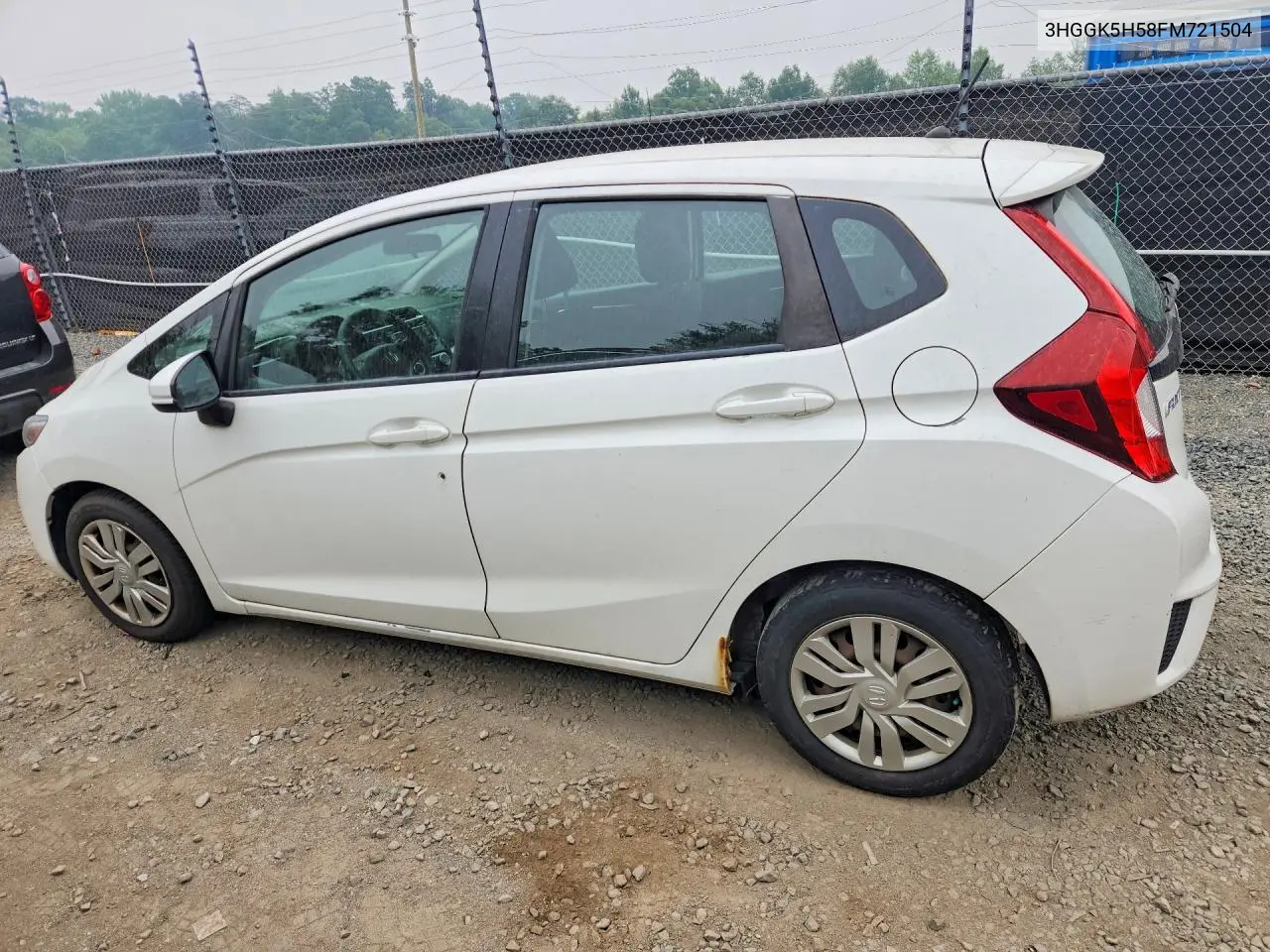 2015 Honda Fit Lx VIN: 3HGGK5H58FM721504 Lot: 60257476