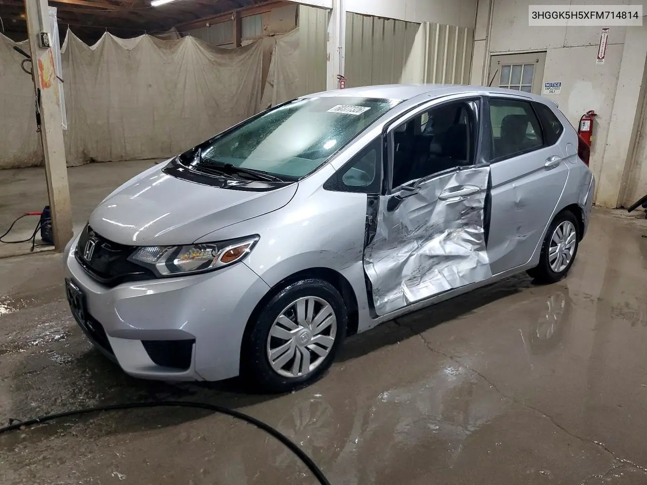 2015 Honda Fit Lx VIN: 3HGGK5H5XFM714814 Lot: 60377326