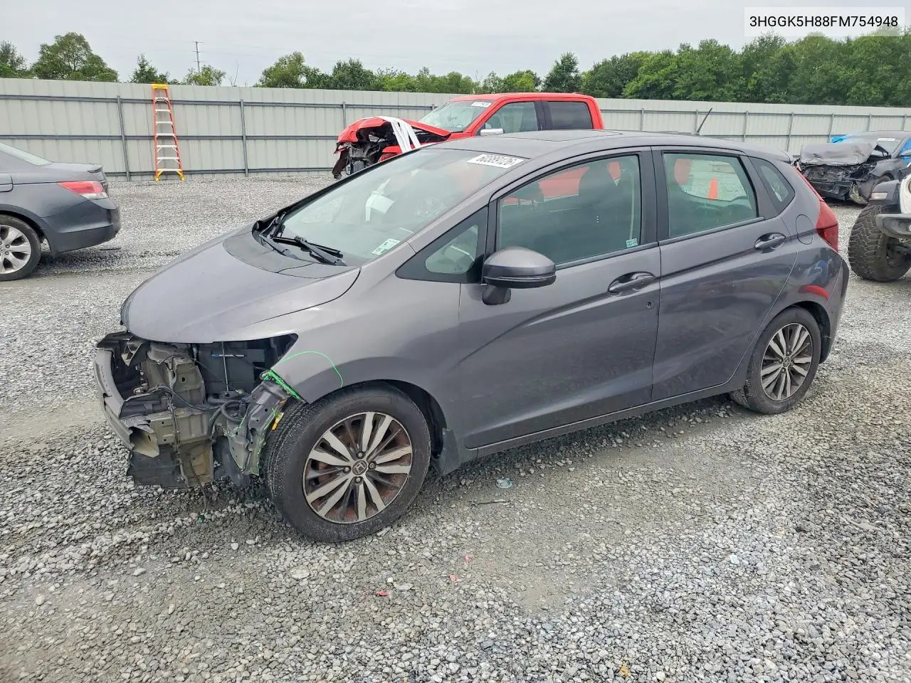 2015 Honda Fit Ex VIN: 3HGGK5H88FM754948 Lot: 60389126
