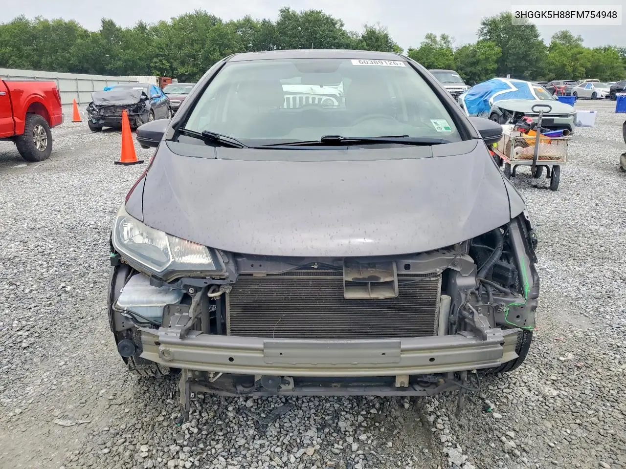 2015 Honda Fit Ex VIN: 3HGGK5H88FM754948 Lot: 60389126