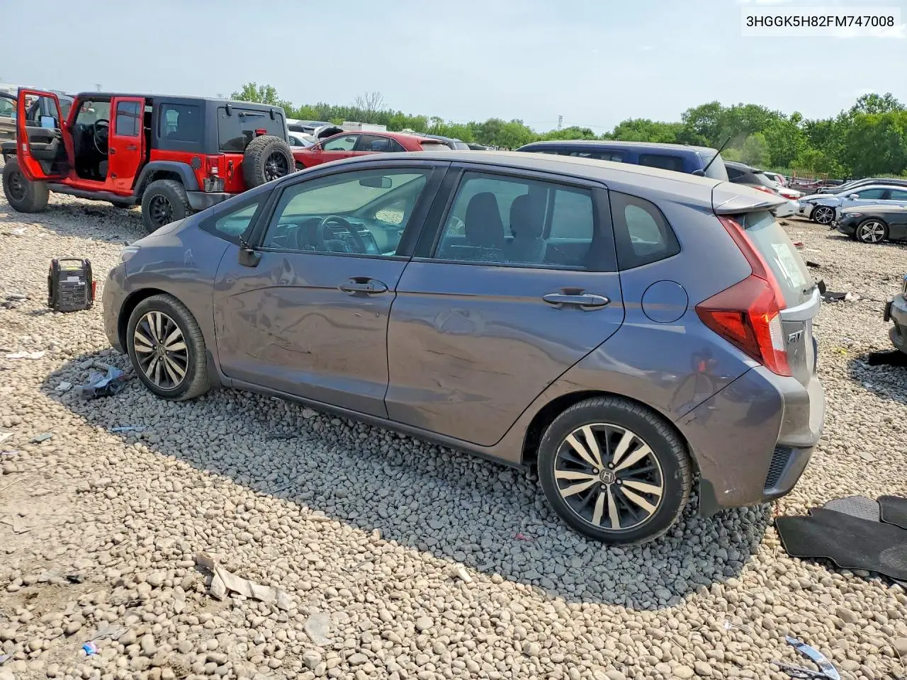2015 Honda Fit Ex VIN: 3HGGK5H82FM747008 Lot: 60393826