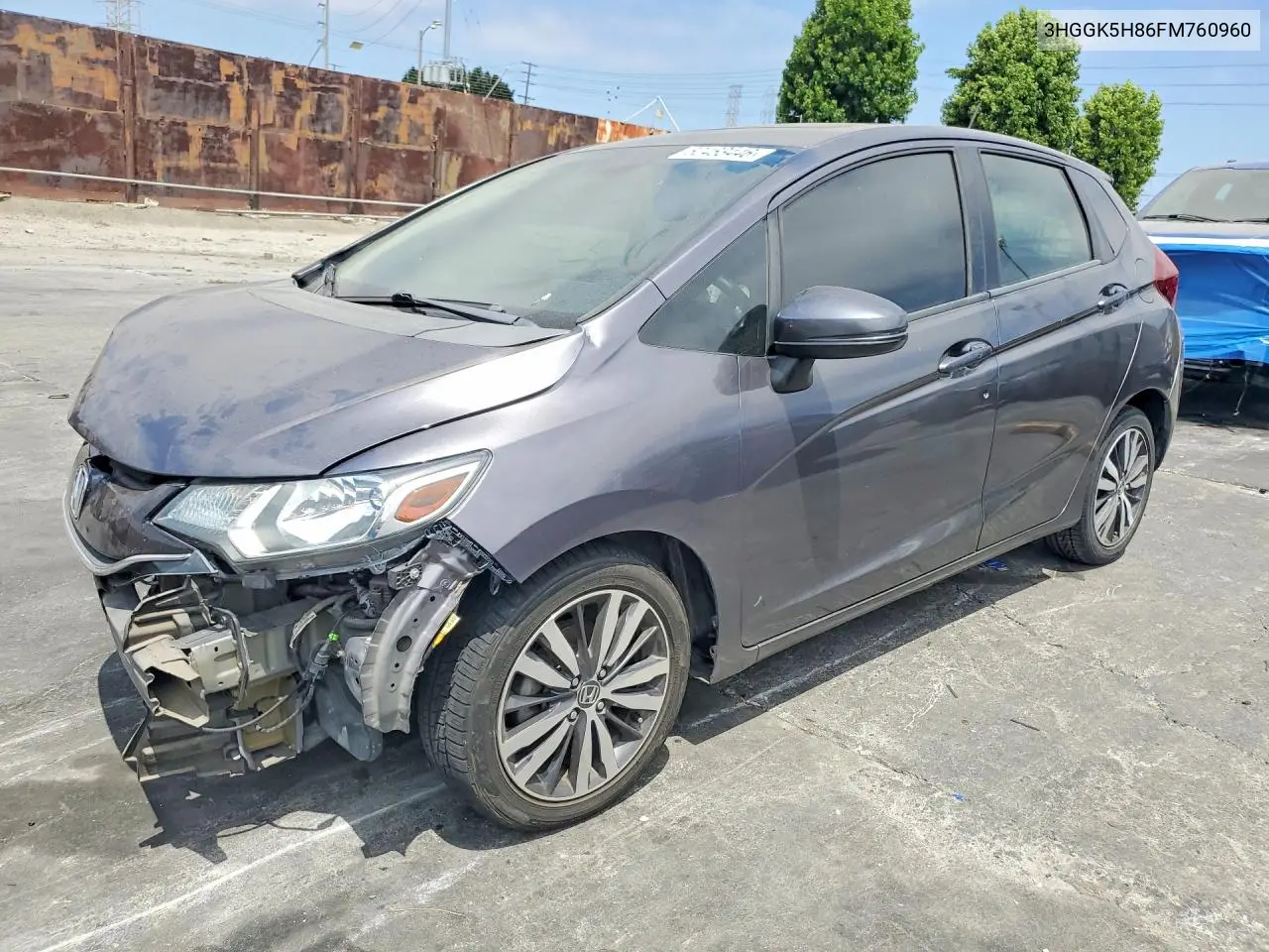2015 Honda Fit Ex/Exl VIN: 3HGGK5H86FM760960 Lot: 60463446