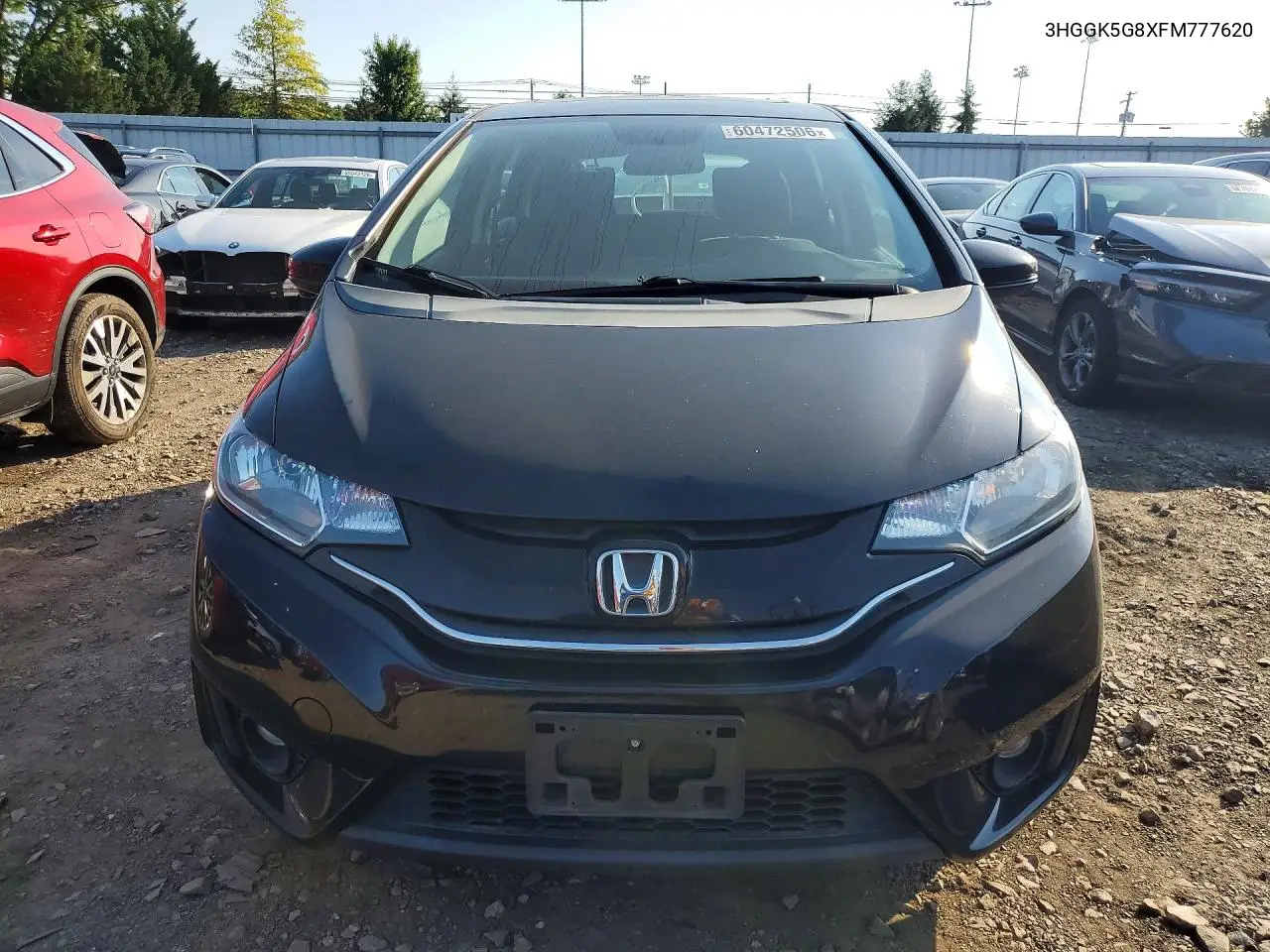 2015 Honda Fit Ex VIN: 3HGGK5G8XFM777620 Lot: 60472506