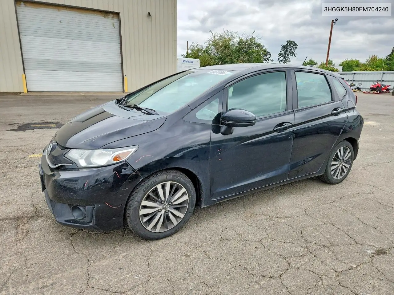 2015 Honda Fit Ex VIN: 3HGGK5H80FM704240 Lot: 60516666