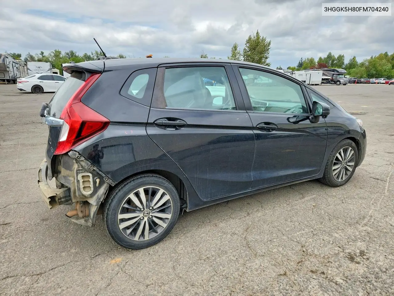 2015 Honda Fit Ex VIN: 3HGGK5H80FM704240 Lot: 60516666