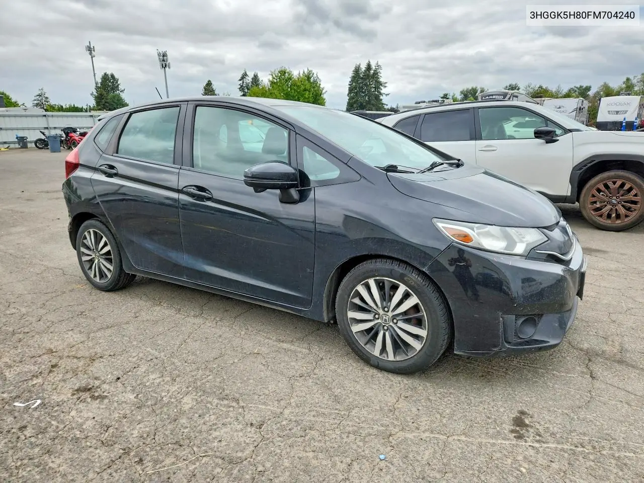 2015 Honda Fit Ex VIN: 3HGGK5H80FM704240 Lot: 60516666