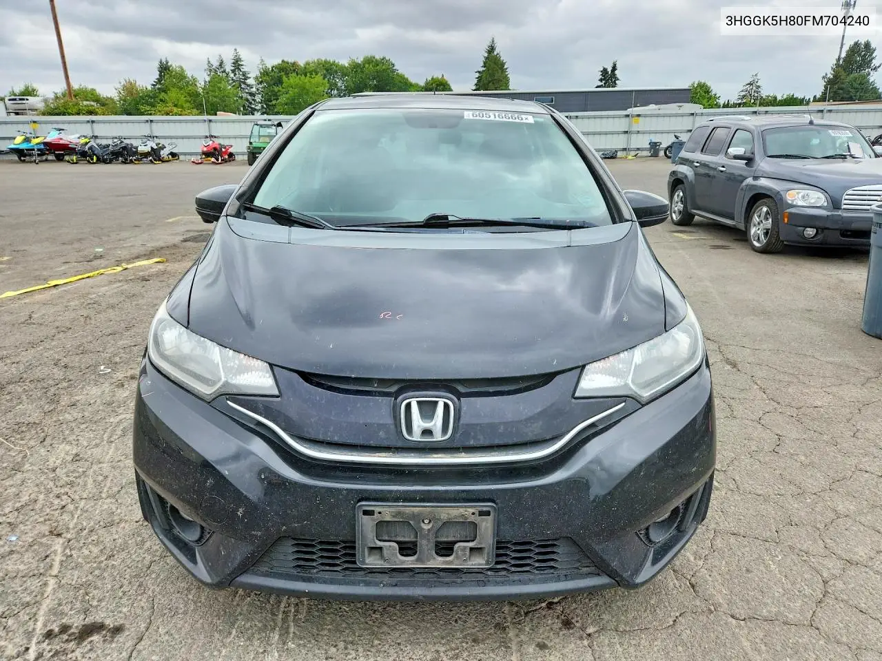 2015 Honda Fit Ex VIN: 3HGGK5H80FM704240 Lot: 60516666