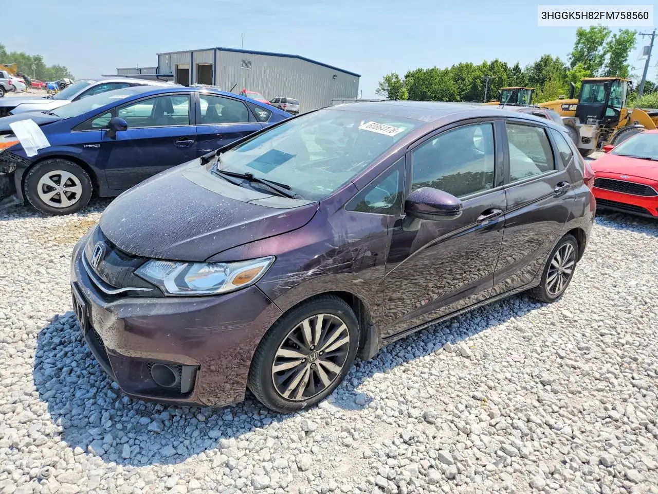 2015 Honda Fit Ex VIN: 3HGGK5H82FM758560 Lot: 60864176