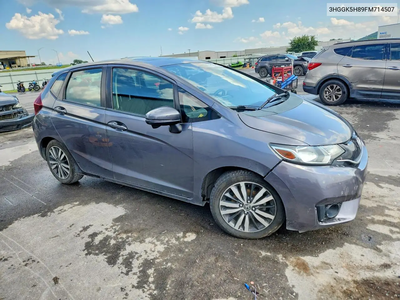 2015 Honda Fit Ex VIN: 3HGGK5H89FM714507 Lot: 61037816