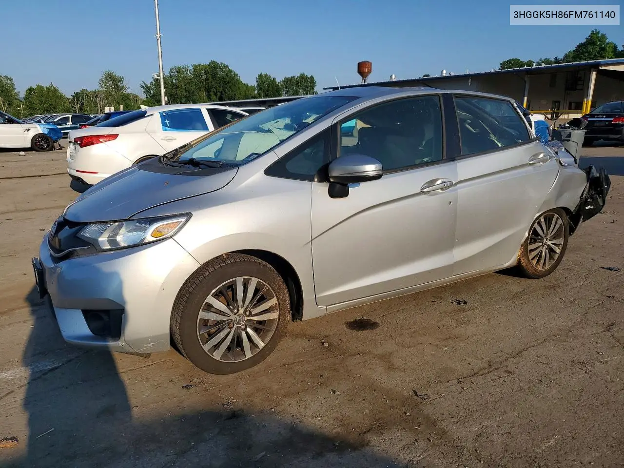 2015 Honda Fit Ex VIN: 3HGGK5H86FM761140 Lot: 61172086