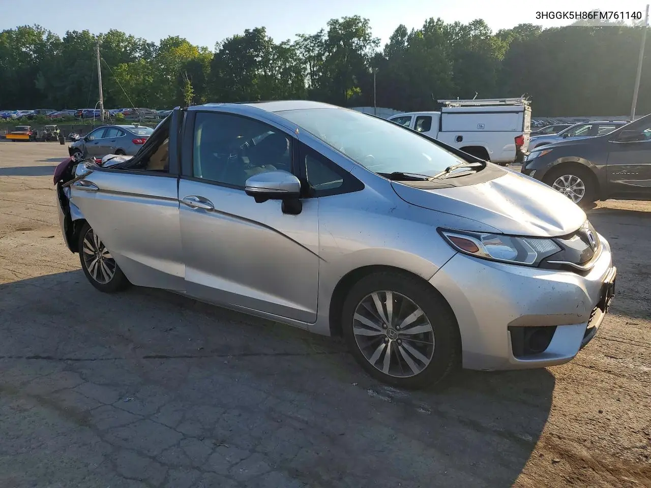 2015 Honda Fit Ex VIN: 3HGGK5H86FM761140 Lot: 61172086