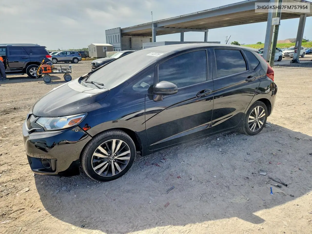 2015 Honda Fit Ex VIN: 3HGGK5H87FM757954 Lot: 61420756