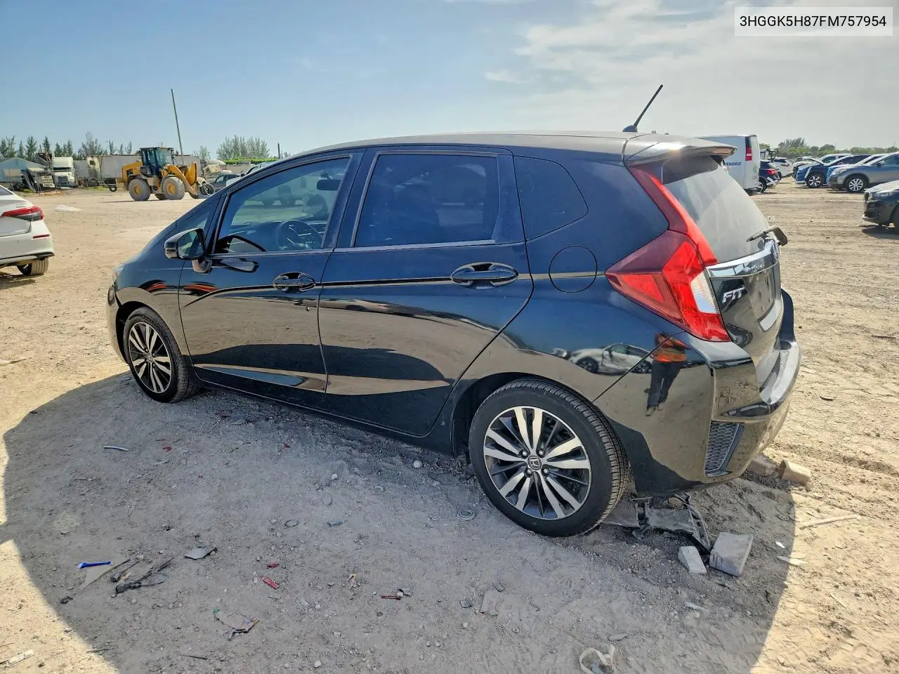 2015 Honda Fit Ex VIN: 3HGGK5H87FM757954 Lot: 61420756