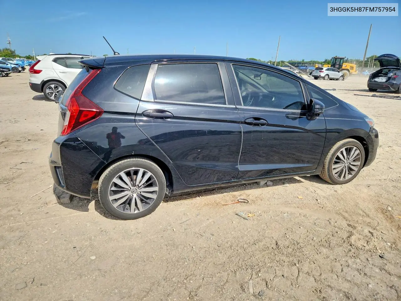 2015 Honda Fit Ex VIN: 3HGGK5H87FM757954 Lot: 61420756
