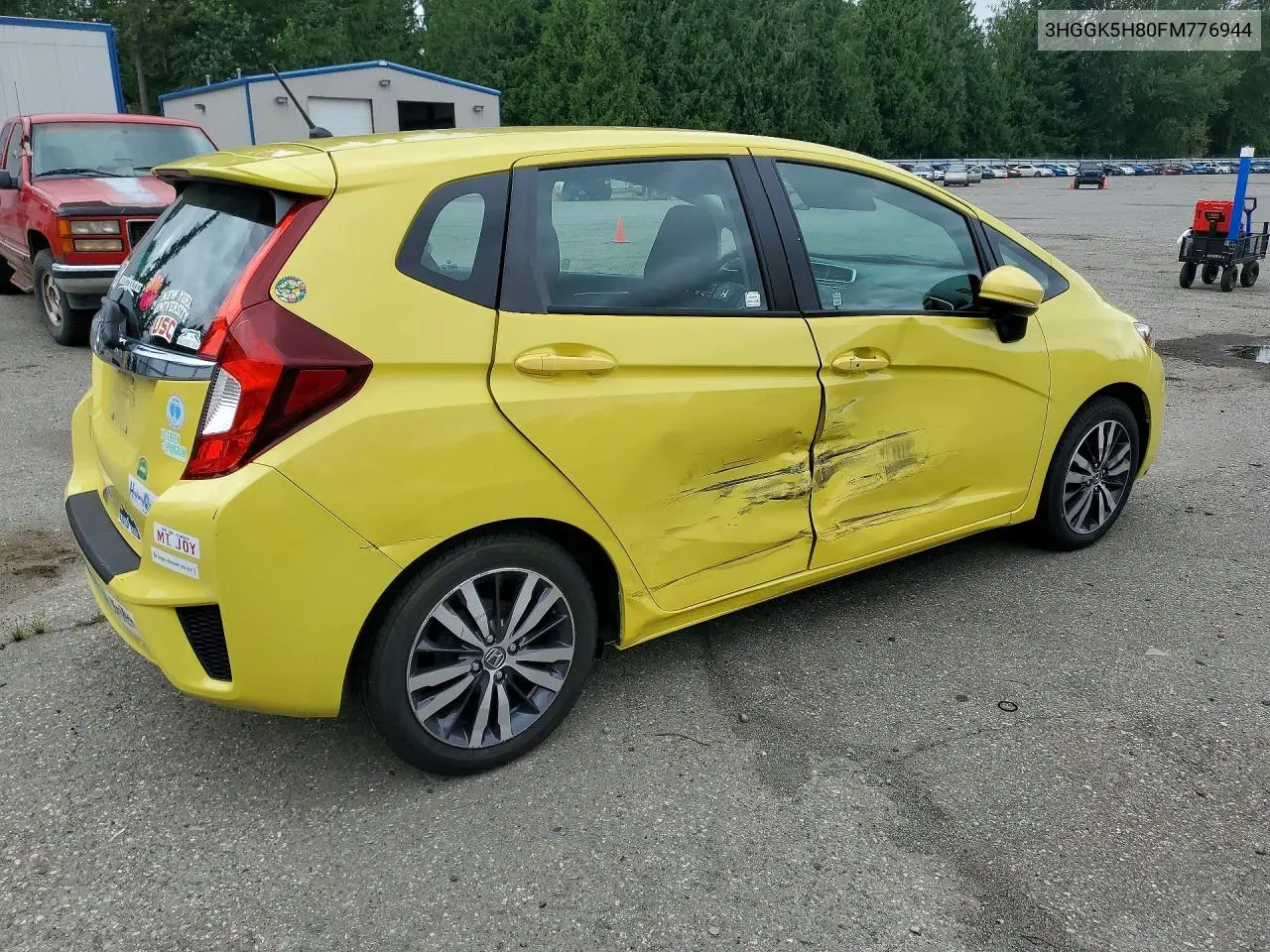 2015 Honda Fit Ex/Exl VIN: 3HGGK5H80FM776944 Lot: 61447046