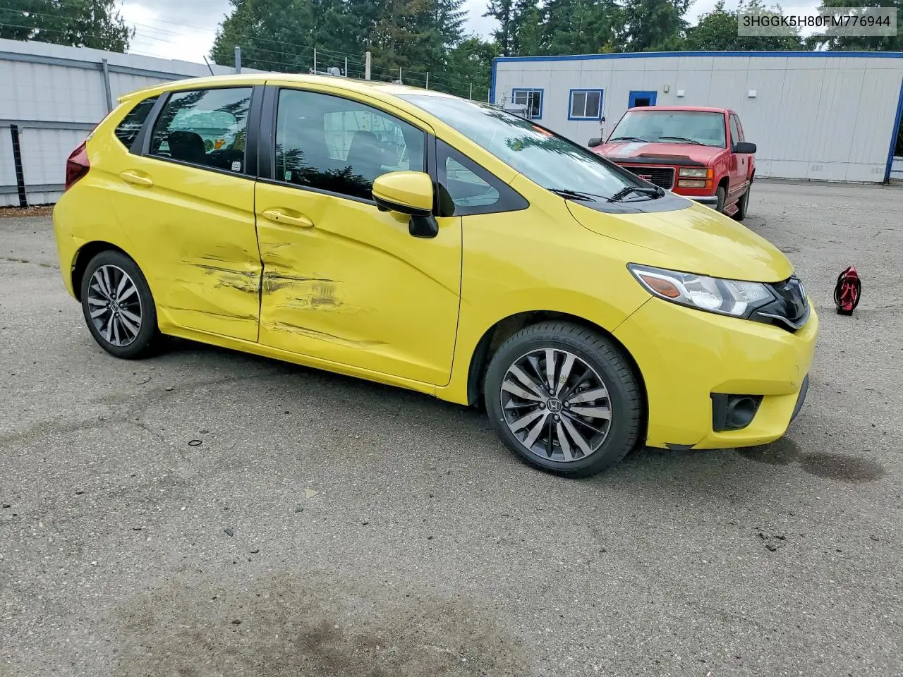 2015 Honda Fit Ex/Exl VIN: 3HGGK5H80FM776944 Lot: 61447046