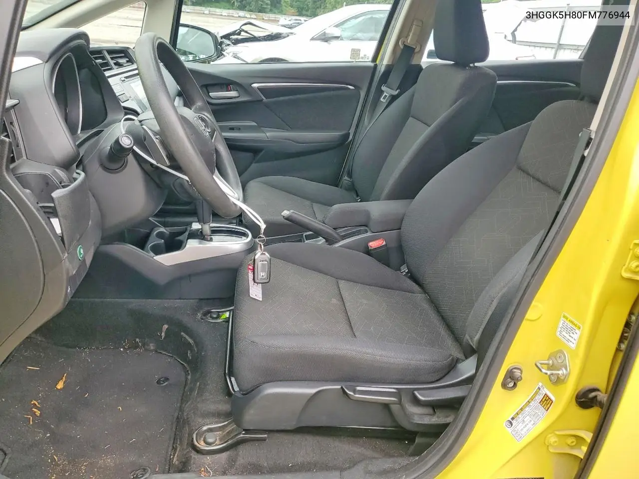 2015 Honda Fit Ex/Exl VIN: 3HGGK5H80FM776944 Lot: 61447046