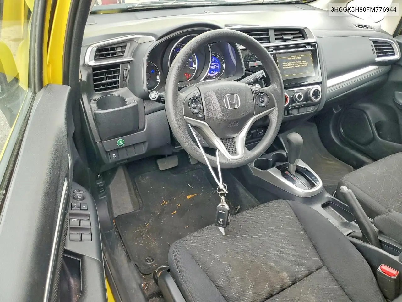 2015 Honda Fit Ex/Exl VIN: 3HGGK5H80FM776944 Lot: 61447046