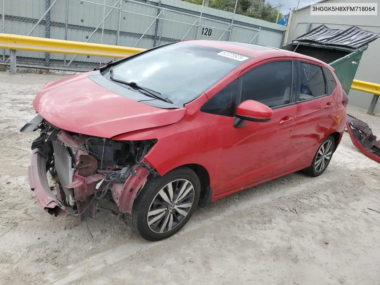 3HGGK5H8XFM718064 2015 Honda Fit Ex