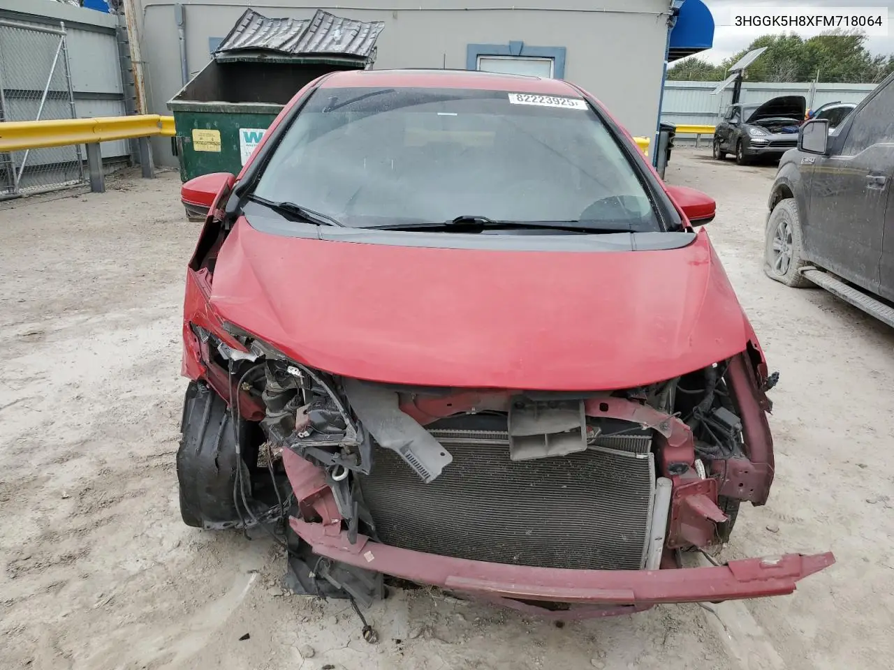 3HGGK5H8XFM718064 2015 Honda Fit Ex