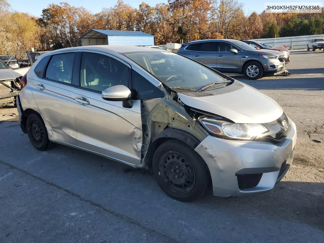 3HGGK5H52FM768365 2015 Honda Fit Lx