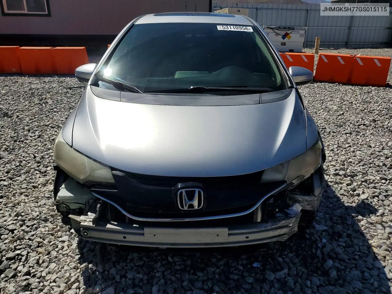 2016 Honda Fit Ex VIN: JHMGK5H77GS015115 Lot: 53110956
