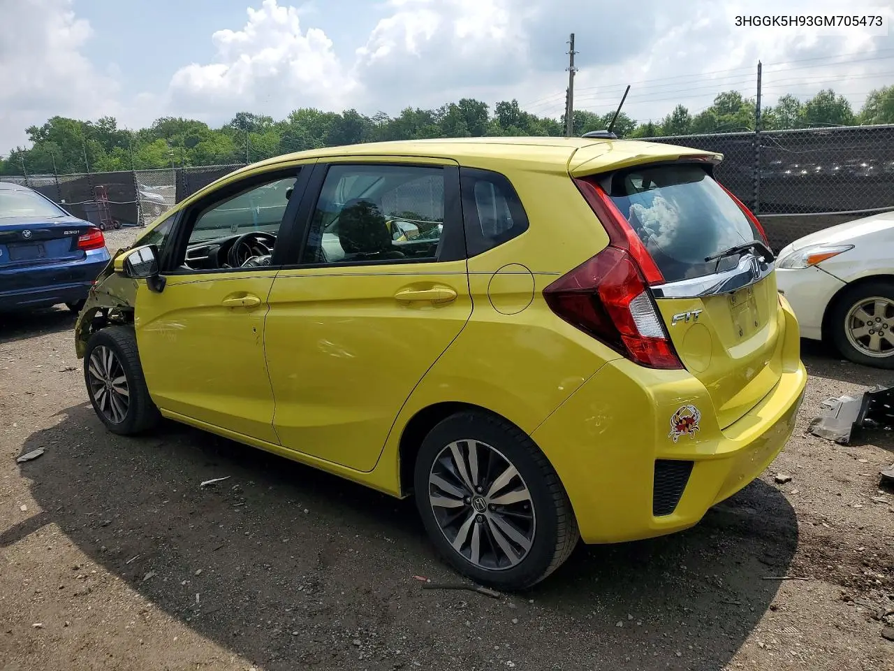 2016 Honda Fit Ex VIN: 3HGGK5H93GM705473 Lot: 58776066