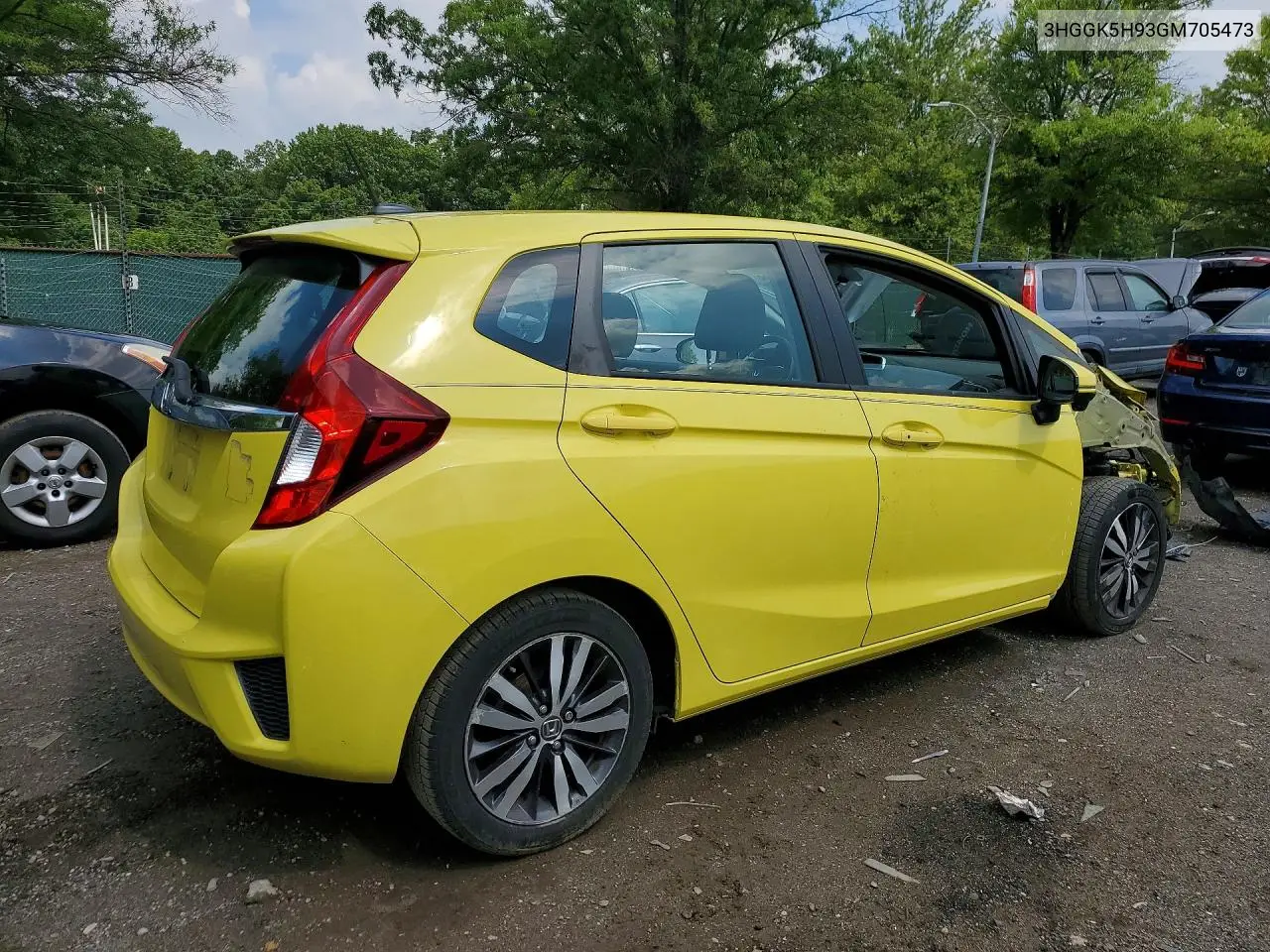 2016 Honda Fit Ex VIN: 3HGGK5H93GM705473 Lot: 58776066