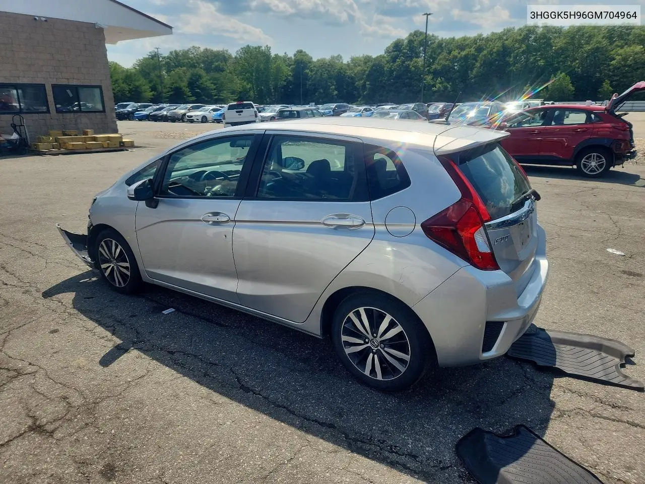 2016 Honda Fit Ex VIN: 3HGGK5H96GM704964 Lot: 59063926