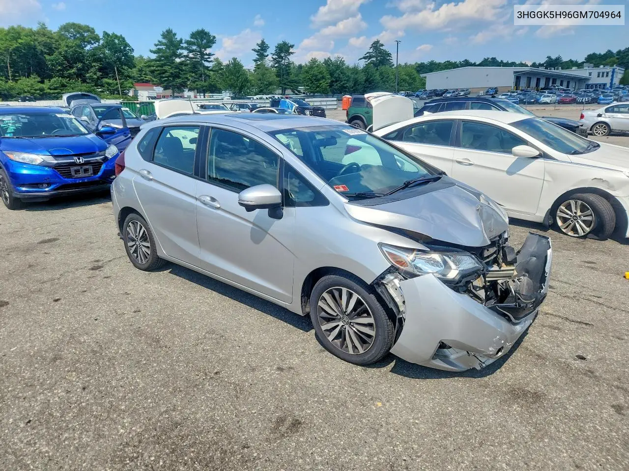 2016 Honda Fit Ex VIN: 3HGGK5H96GM704964 Lot: 59063926