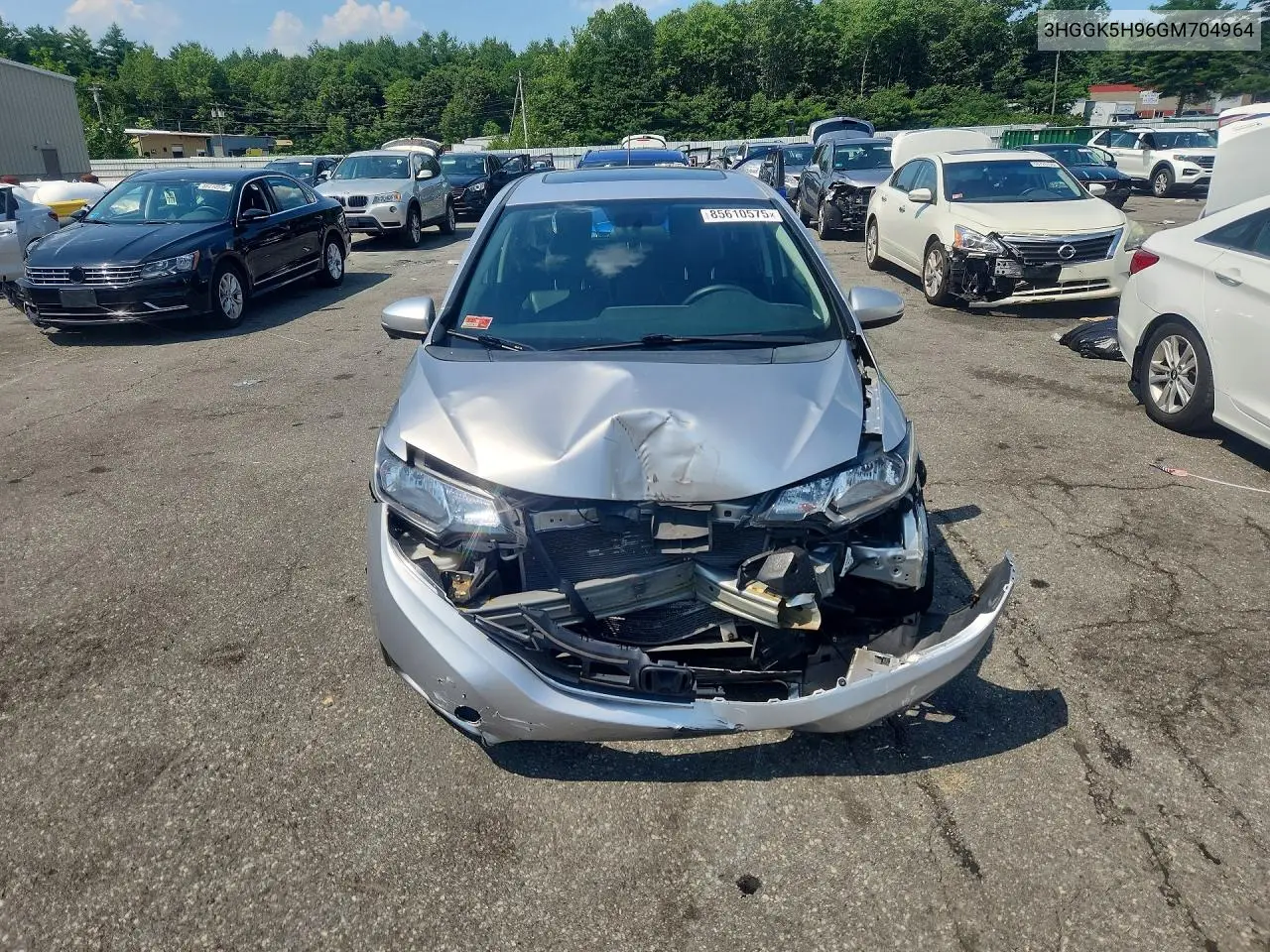 2016 Honda Fit Ex VIN: 3HGGK5H96GM704964 Lot: 59063926